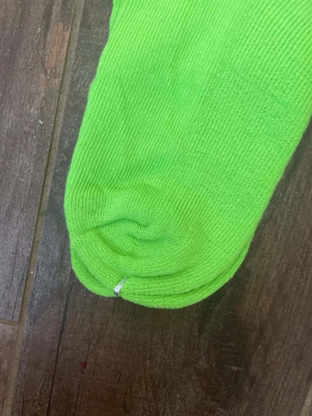 Green slouchy socks